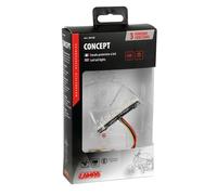 FANALE FANALINO POSTERIORE LED MOTO UNIVERSALE OMOLOGATO IMPERMEABILE 3 FUNZIONI