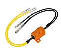 Resistenze pre-cablate con connettori rapidi, 2 pz - 12V - 6 OHM - 25 W