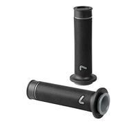 Manopole in Gomma Nero-Grigio per Moto Scooter con Impugnatura Standard - C90579