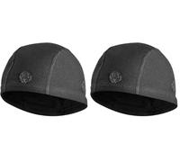 Lampa 91334 Head-cap, Cuffia sottocasco in Cotone - Nero (Confezione da 2)