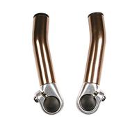 Lampa 92502 APP-2 Coppia Appendici Manubrio Corte, Alluminio/Nero, Confezioni da 2