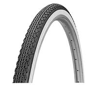 Coppia pneumatici ricambio x bici strada 24'' x 1,75 nero-bianco