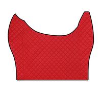 LHBY Tappeto Centrale In Skeentex - Rosso per Daf Xf (06/21>)