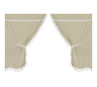 Premiere smart cabin, set tende microfibra per camion - Panna