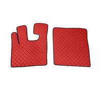 Coppia tappeti in Skeentex - Rosso - compatibile per Daf XF 105 (02/04>12/14) au