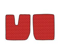 Coppia tappeti in Skeentex - Rosso - compatibile per Iveco Stralis XP (09/16>12/