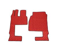 Coppia tappeti in Skeentex - Rosso - compatibile per Mercedes Actros MP4 (09/11>