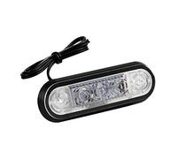 Lampa 97005 Luce ingombro a 3 LED, Montaggio ad Incasso, 12/24V - Rosso