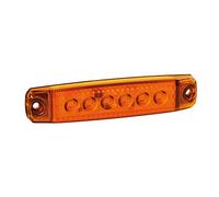 Luce Ingombro per Camion a 6 Led Montaggio in Superficie 12/24V Arancio C97009