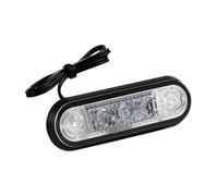 Set 20 pz, luce ingombro a 3 Led, montaggio ad incasso, 9/32V - Bianco