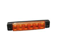 Lampa Set 20 pz, luce ingombro a 6 Led, montaggio in superficie, 9/32V - Arancio