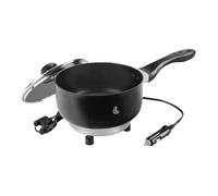 Pentola Elettrica 12v 170v Cucinare Scaldare Alimenti Padella 18Cm Anti Aderente