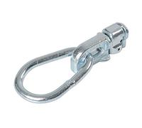 Anello ovale di fissaggio con doppio perno per rotaie fermacarico a scorrimen...