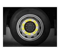 SET 20 INDICATORI DI SERRAGGIO PER DADO RUOTA CAMION PULMAN CON CAPPUCCIO 32 MM