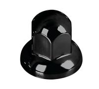 SET 40 COPRIBULLONI CAMION 32 mm - Nero COPERTURA DADO RUOTE TESTA TONDA ACCIAIO