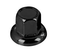Set 40 copribulloni testa piatta in acciaio inox nero 33mm
