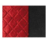 Lolita. Coprisedile In Similpelle E Poliestere - Nero Rosso Lampa