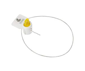 Lampa 97947 Set 10 Sigilli di Sicurezza, Cavo in Acciaio Inox con Guaina in PVC