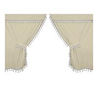 Lampa 97979 Premiere, Set Tende in Microfibra per Camion - Panna