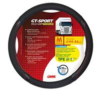 Coprivolante camion GT-Sport nero/rosso in TPE taglia M 44-46cm