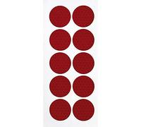 Lampa 98056 Set 10 Adesivi Catarifrangenti Ã˜ 27 mm - Rosso