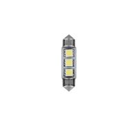 Lampa Lampada 24/28V Serie LED 3 SMD x3 chips 10x39 mm SV8,5-8 20 pz D/Blis