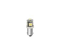 24/28V Led Series - 5 SMD x 3 chips - (T4W) - BA9s - 2 pz - D/Blister - Bian...