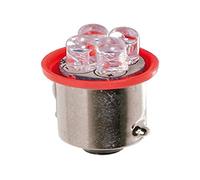 Lampa 98333 4 LED Micro Lampada, 24V, BA9S, T4W, Rosso, D/Blister, Confezioni da 2