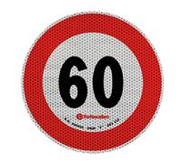 Contrassegno limite velocità - 60 Km/h