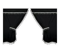 Premiere, set tende in microfibra per camion - Nero