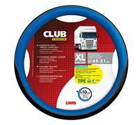 Club, coprivolante presa confort in TPE - XL - Ø 49/51 cm - Blu camion truck uni