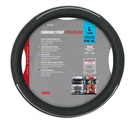 Coprivolante camion in eco-pelle traforata Crome Strip Premium - 46-48cm