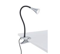 Lampa a morsetto da Interno a LED in Plastica Titanio