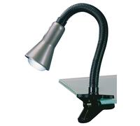 Lampa a morsetto da Interno E14 in Plastica Alluminio