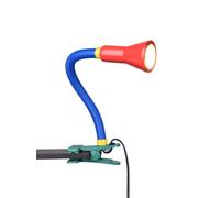 Lampa a morsetto da Interno E14 in Plastica Multicolore