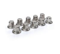 Lampa American, Set 10 copribulloni testa piatta in acciaio inox - Ø 33 mm