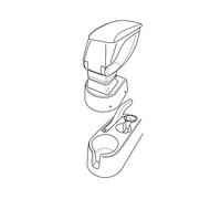 Lampa Attacco bracciolo - compatibile per Kia Rio 5p (10/05>08/11)