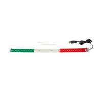 Bandiera luminosa Italia 42 Led USB camion 60cm