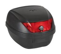 BAULETTO MOTO SCOOTER 28 LITRI COLORE NERO GOFFRATO CON PIASTRA PIATTA T-BOX 28