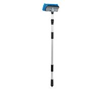 Idrospazzola 25x8 cm con manico telescopico 130-240 cm innesto a ghiera antigraf