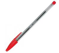 Penna a sfera Cristal - punta media 1,0mm - rosso - Bic - conf. 50 pezzi Quantita min. 1