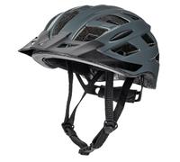 Lampa Brivio, casco bici - Grigio lucido