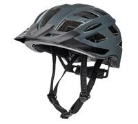 Lampa Brivio, casco bici - Grigio lucido