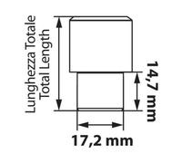 Dadi piatti, kit 5 pz - Ultra High Security - J030
