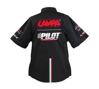 Lampa Camicia manica corta, nero - XXL