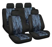 Set completo coprisedili auto universali Camouflage Navy