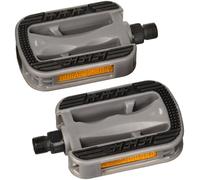 COPPIA PEDALI PER BICI BICICLETTA MTB ANTISCIVOLO IN RESINA E PVC BICOLORE SPORT