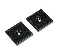 Clips Duotec auto-accoppianti, foro centrale, set 2 pz - 30x30 mm