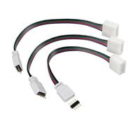LF26 Connect-3 Connettori Centralina Per Strisce A Led Rgb Set 3 Pz