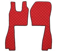 Coppia tappeti in Skeentex - Rosso - compatibile per Scania R Serie 6 (09/09>08/